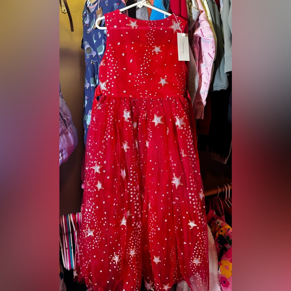 Trish & Scully Red Starry Dress - Size 7, New With Tags! - Picture 6 of 7